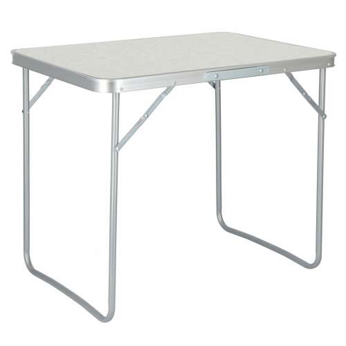 Springos folding table, showing the table's size and design