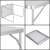 Springos Turistaasztal, folding camping table, aluminum frame, cream tabletop, 90x60x70 cm, details