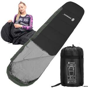 Sac de dormit pentru camping Springos cu geantă de transport - Camping & Drumeții