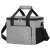 Springos thermal bag with shoulder strap and top handles, angled view