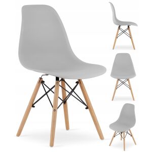 Springos Milano Stolica - Svijetlosiva, Smeđa
