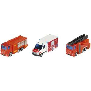 Siku 3-piece emergency vehicle set with fire truck, ambulance and ladder truck - Toy