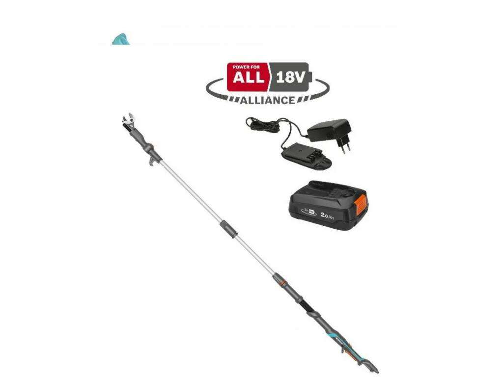 Gardena HighCut 250/18V P4A teleszkópos akkumulátoros ágvágó olló...