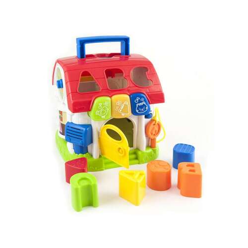 Winfun Sort 'N Learn Activity House, colorful toy house with shape sorting blocks, educational toy for toddlers