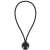Springos black rubber bungee cord with ball, 10 pack