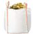 Springos garden collection bag with reinforced flap 420l 75x75x75cm - White 73157421