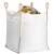 Springos 420L Garden Waste Bag with Reinforced Handles, filled with rocks