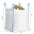 Springos kerti Gyűjtőzsák erősített füllel 900l 100x92x92cm - Fehér 73600411