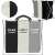 Cos de rufe cu 3 compartimente, cadru aluminiu, 68x40x60cm, 146 litri 73158628