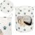 Springos storage basket featuring hedgehog and paw print design details