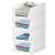 Springos XL wardrobe organizer, white, stackable, 4 units, for clothes storage, foldable sides