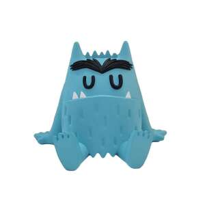 Comansi Sad Monster Figure, blue, sitting, with big eyes and teeth - Comansi