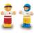 WOW Toys The Turbo Twins játékautó sofőr figurák, Vicky és Simon