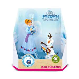 Bullyland 12938 Disney - Jégvarázs Olaf kalandjai: Anna és Olaf medállal játékszett 73168571 "jégvarázs"  Mesehős figurák