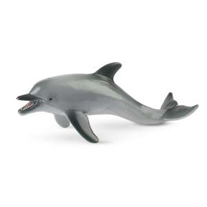 Bullyland 67412 Dolphin Figurine, realistic hand-painted grey dolphin toy - Bullyland