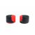 Red and black silicone joystick caps for enhanced grip