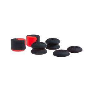 Bigben red and black joystick grip caps for Xbox and Playstation controllers - Gaming Console Accessory