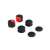 Bigben joystick thumbstick covers, red and black, for PS4 and PS5 controllers