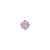 Rózsaszín Cubic Zirconia fülbevaló, 3mm, nikkelmentes, orvosi fém