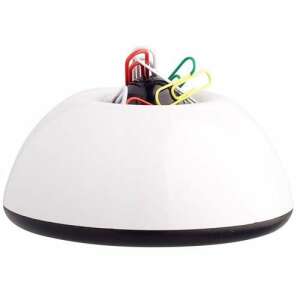 Fehér mágneses gemkapocstartó, ICO Lux, íróasztal rendező - ICO