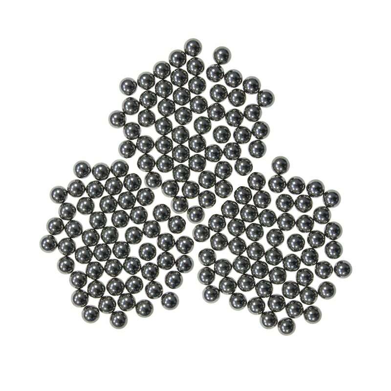 Set 2000 bile metalice DEPOX®, Precision Target, airsoft si prastie, 6 mm, 0.75g, argintiu