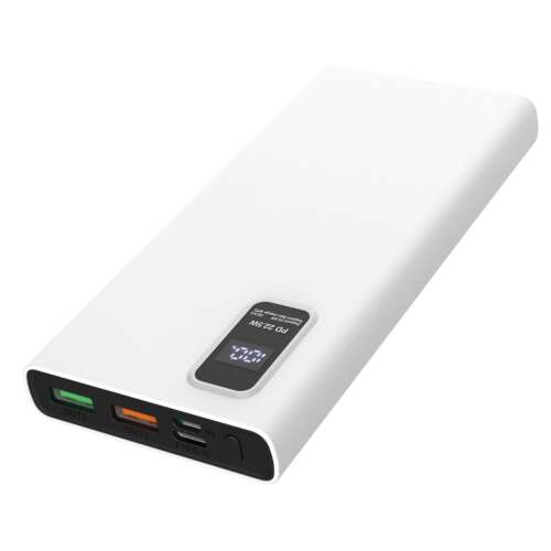 Platinet Polymer PD 3.0 QC 10000mAh Power Bank, Fehér