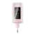 Acefast A45 65W GaN3 wall charger with 2 USB-C and 1 USB-A ports, pink, inside view