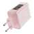 Acefast A45 65W GaN3 wall charger with 2 USB-C and 1 USB-A ports, pink, angled view