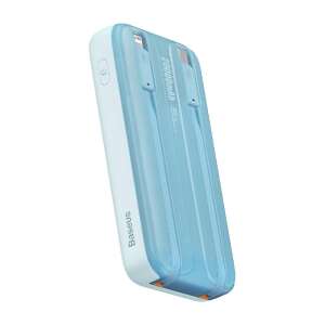 Baseus Comet 10000mAh 22.5W power bank, blue, angled view - Baseus External Battery & Power Bank