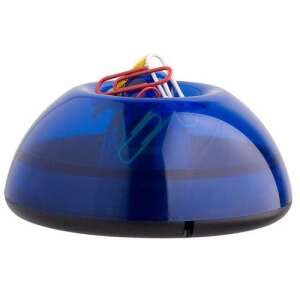 Kék átlátszó mágneses gemkapocstartó, ICO "Lux" márka, asztali rendszerezéshez - ICO