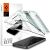 Spigen Glas.tR EZ Fit iPhone 15 Pro Max screen protector packaging and installation kit.