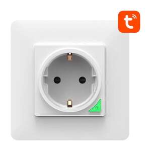Avatto Smart WiFi Wall Socket N-WOT10-EU-W TUYA (white) front view - Socket & Outlet