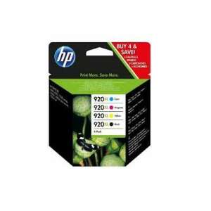 HP 920XL tintapatron multipack, 4-es csomag, fekete, cián, magenta, sárga - Nyomtató kellék
