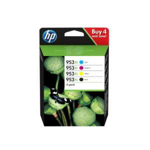 HP 953XL tintapatron multipack, 4-es csomag, fekete, cián, magenta, sárga - Nyomtató & Szkenner