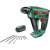 Bosch Uneo Maxx cordless hammer drill, 18V, green, with chuck and drill bits