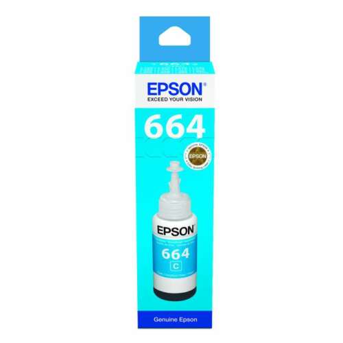 Epson T664 cián tintapatron, 70ml - Irodaszer és írószer