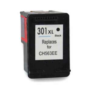 HP 301XL fekete tintapatron, kompatibilis HP Deskjet, Envy és Officejet nyomtatókkal - Ecopixel