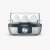 Severin EK 3163 egg cooker with three eggs inside, showing the transparent lid and the control knob