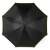 Fekete esernyő sárga béléssel, felülnézet