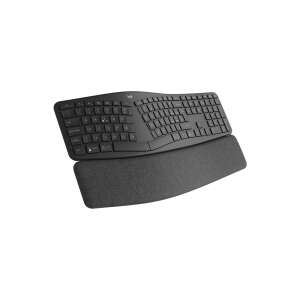 Logitech K860 Wireless Ergonomic Keyboard - English (US) - angled view - Logitech Keyboard