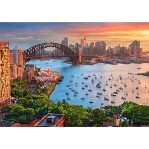 Panoramiczny widok na Sydney Harbour Bridge - Trefl Puzzle