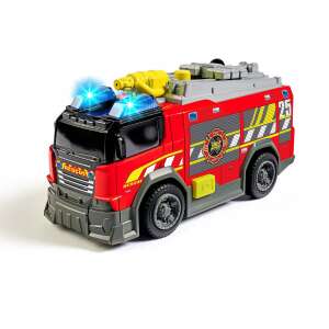 Dickie Toys fire truck toy with light and sound, water shooting, front view - Simba Toys Kids's play car