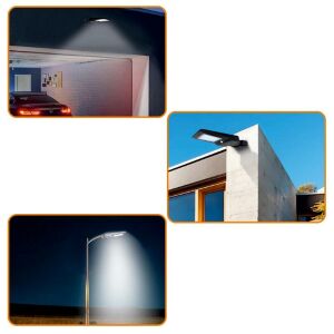 Home FLP 1600 Solarny reflektor LED z czujnikiem ruchu w użyciu: garaż, ściana, ulica - Reflektor i lampa robocza