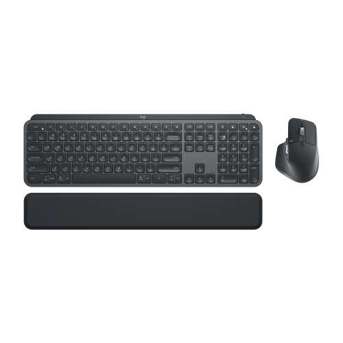 Kit tastatura cu mouse, Logitech Mx Keys, UK, Grafit (920-010932) (920-010932)