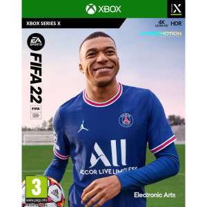 FIFA 22 Xbox Series X game cover featuring Kylian Mbappé - Console & PC Game