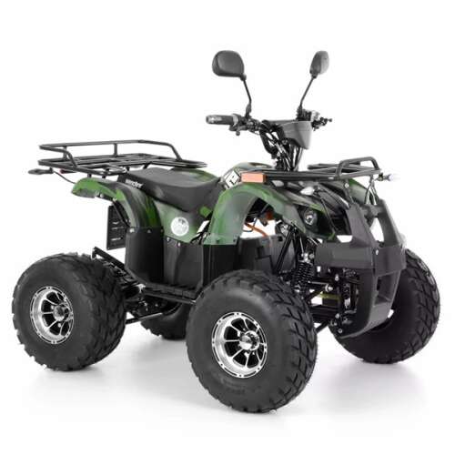 Hecht 56155ARMY all-terrain battery-powered quad
