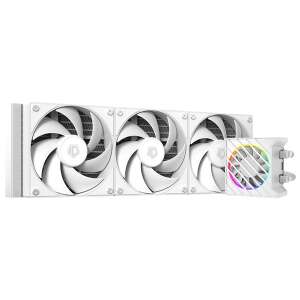 Răcitor de procesor cu apă ID-Cooling DASHFLOW 360 XT LITE WHITE, 3x12cm ventilatoare, alb - Ventilator de PC