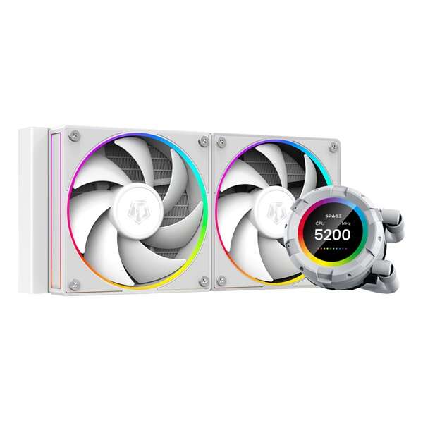 Id-cooling cpu water cooler - space sl240 white (13.8-30.5db; max...
