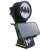 Batman Bat-Signal Phone and Controller Charging Station, with LED light, Gotham City design, charging a smartphone