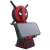Deadpool charging station with phone holder and two USB ports, compatible with PS5 and XBOX Series X/S controllers and most mobile phones